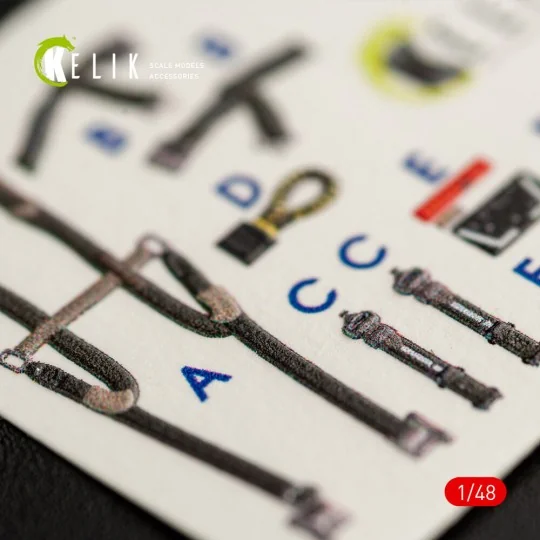 F-14D Tomcat interior 3D decals for AMK kit - Kelik K48064