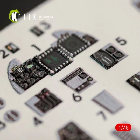 F-14D Tomcat interior 3D decals for AMK kit - Kelik K48064