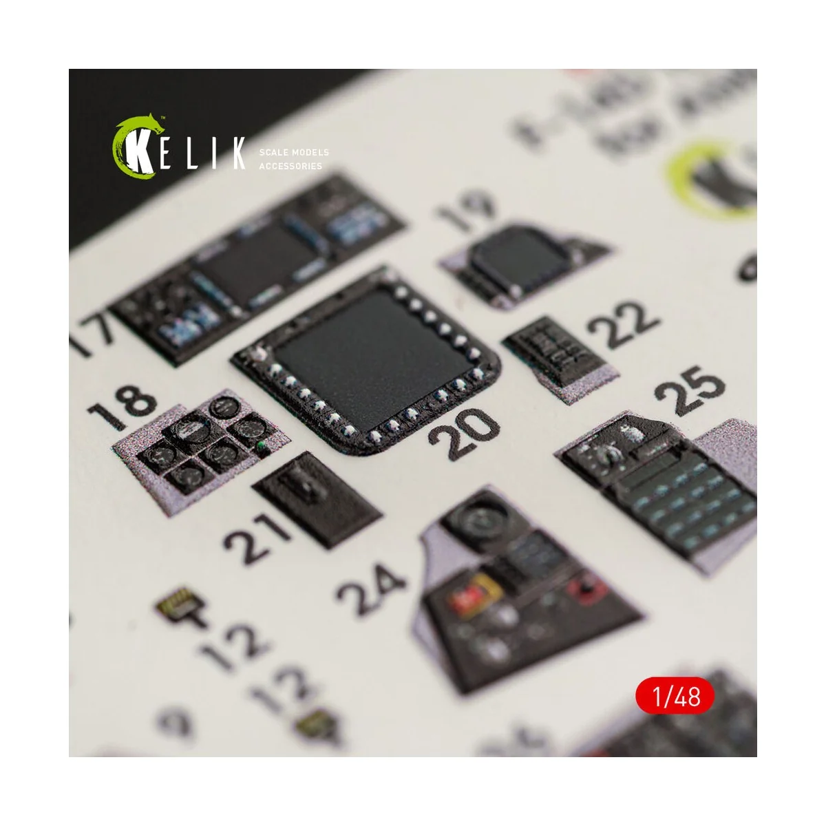 F-14D Tomcat interior 3D decals for AMK kit, 1/48 - Kelik K48064 F-14D Tomcat interior 3D decals for AMK kit, 1/48 - Kelik K48064