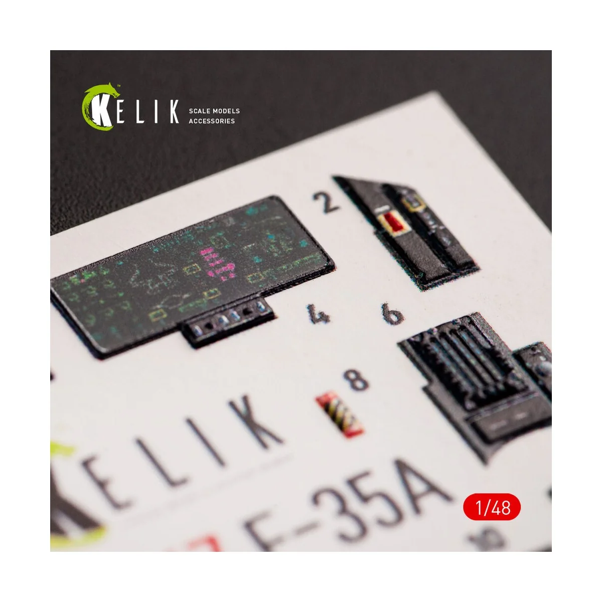 F-35A interior 3D decals for Tamiya kit - Kelik K48067