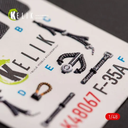 F-35A interior 3D decals for Tamiya kit - Kelik K48067