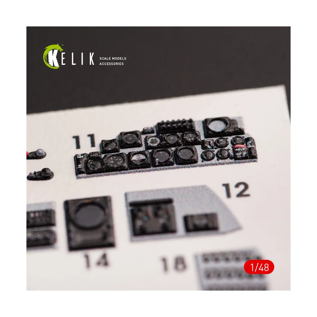 F-4E Phantom II interior 3D decals for Meng kit, 1/48 - Kelik K48070 F-4E Phantom II interior 3D decals for Meng kit, 1/48 - Kelik K48070