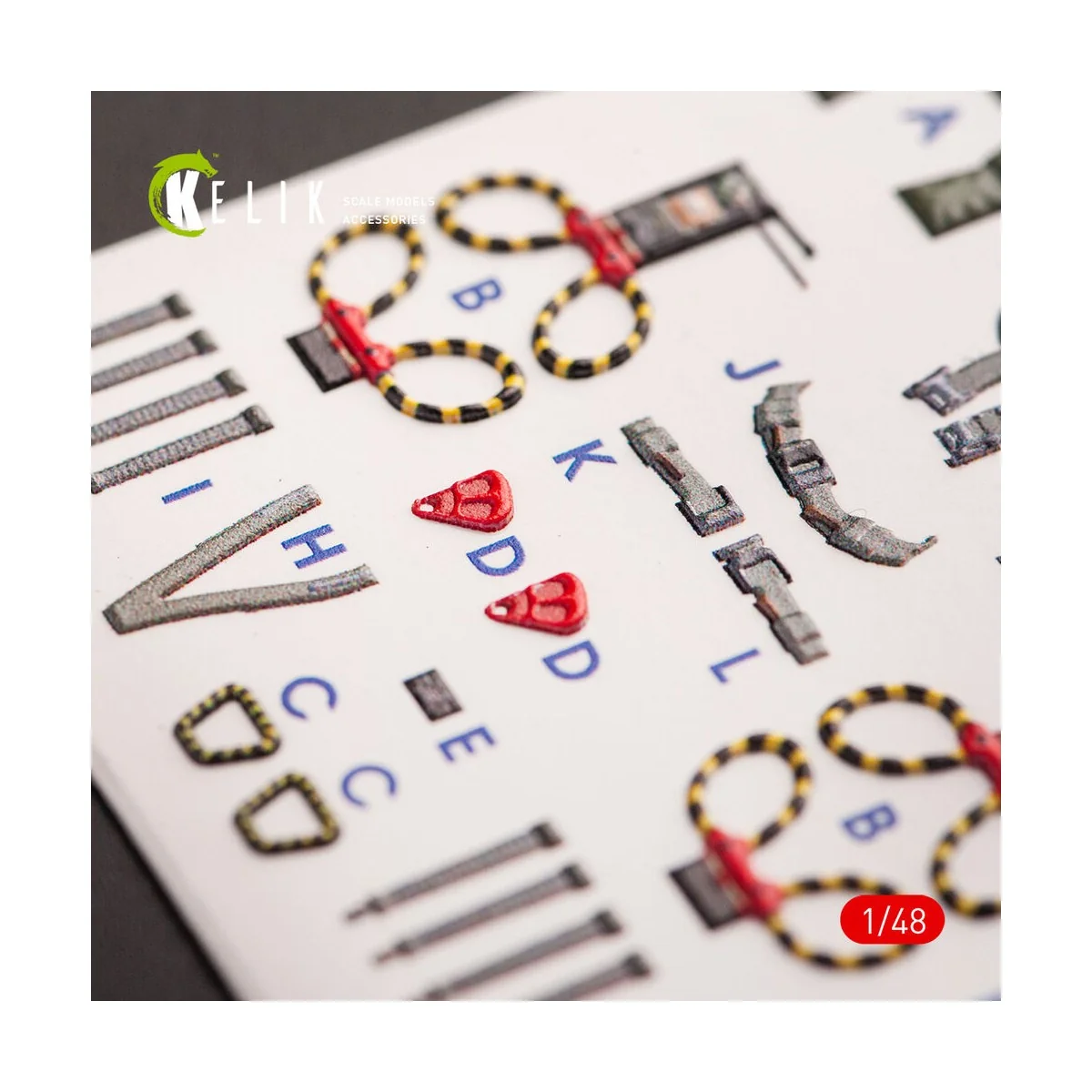 F-4E Phantom II interior 3D decals for Meng kit, 1/48 - Kelik K48070 F-4E Phantom II interior 3D decals for Meng kit, 1/48 - Kelik K48070