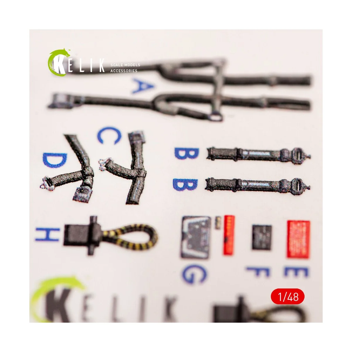F-14A Tomcat late interior 3D decals for Tamiya kit - Kelik K48068