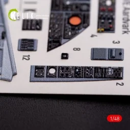 F-111 D/E Aardvark interior 3D decals for HobbyBoss kit - Kelik K48002