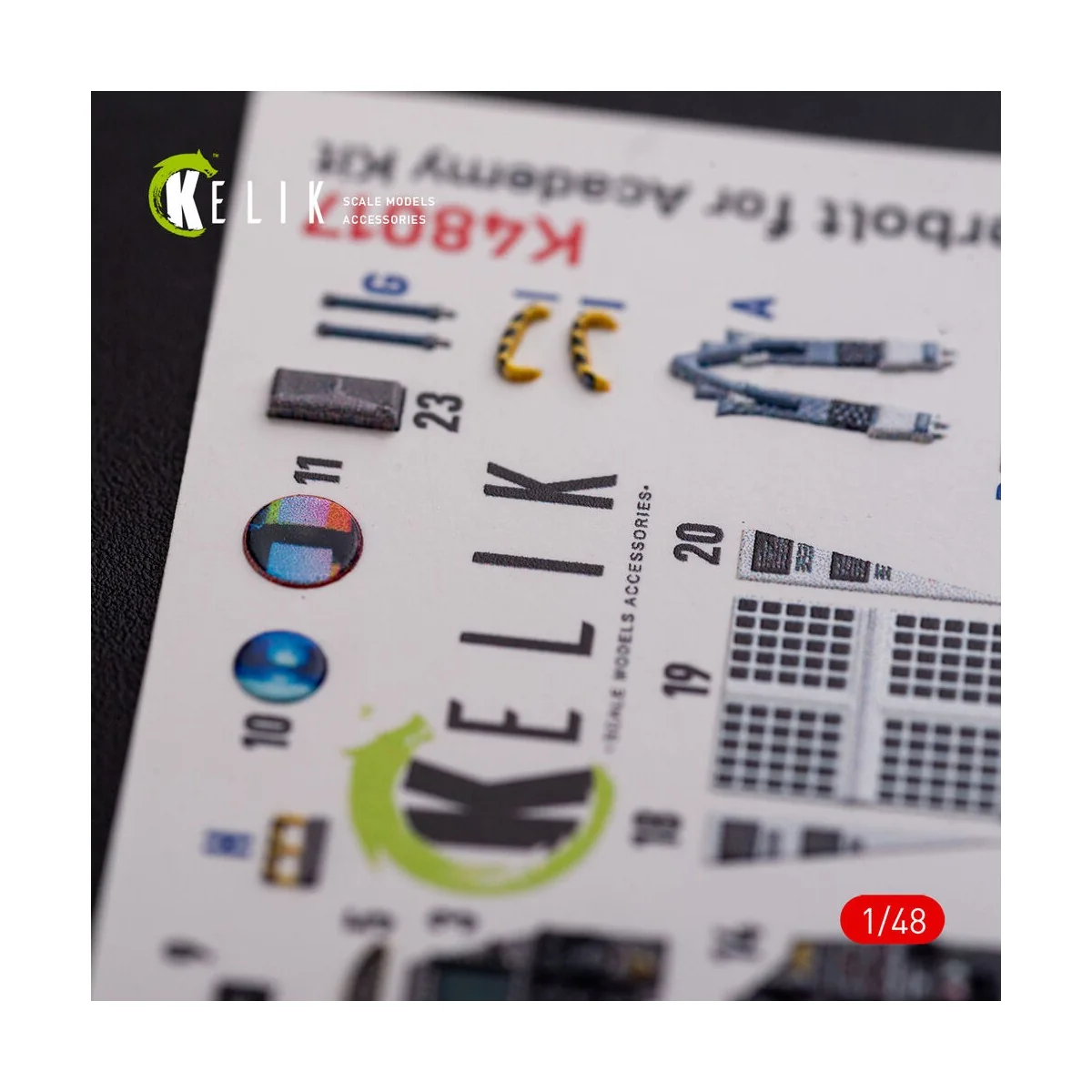 A-10C Thunderbolt interior 3D decals for Academy kit, 1/48 - Kelik ...