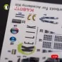 A-10C Thunderbolt interior 3D decals for Academy kit, 1/48 - Kelik ...