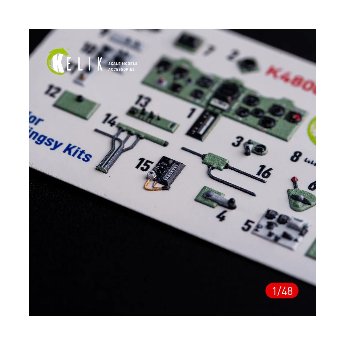 A5M2B Claude interior 3D decals for WingsyKits kit, 1/48 - Kelik K4...