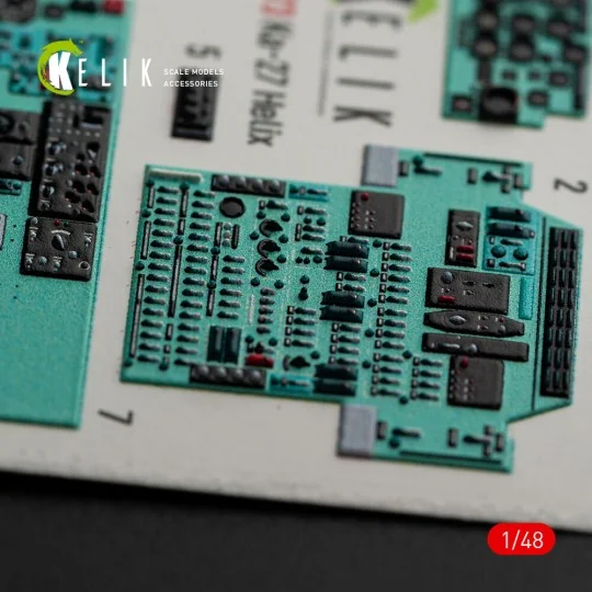 Ka-27 Helix interior 3D decals for HobbyBoss kit - Kelik K48073