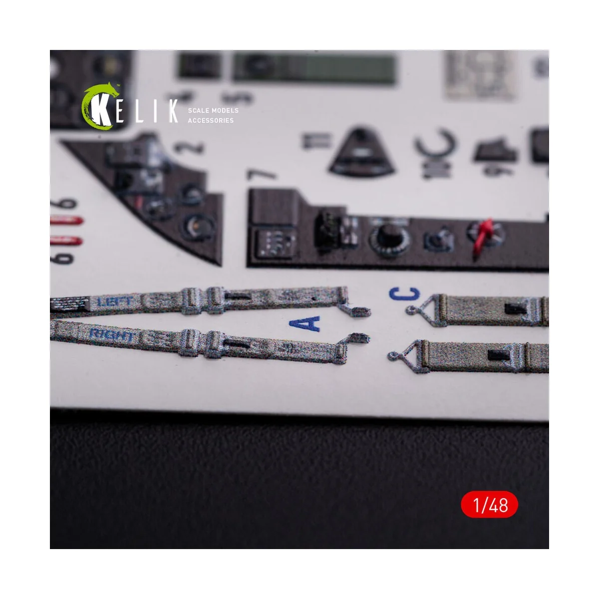 FM-1 Wildcat/Martlet Mk.V interior 3D decals for Tamiya kit - Kelik... FM-1 Wildcat/Martlet Mk.V interior 3D decals for Tamiya kit - Kelik...