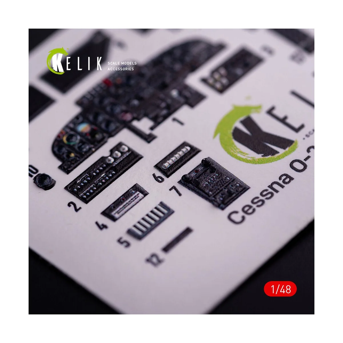 O-2A Skymaster interior 3D decals green decoration type for ICM kit... O-2A Skymaster interior 3D decals green decoration type for ICM kit...