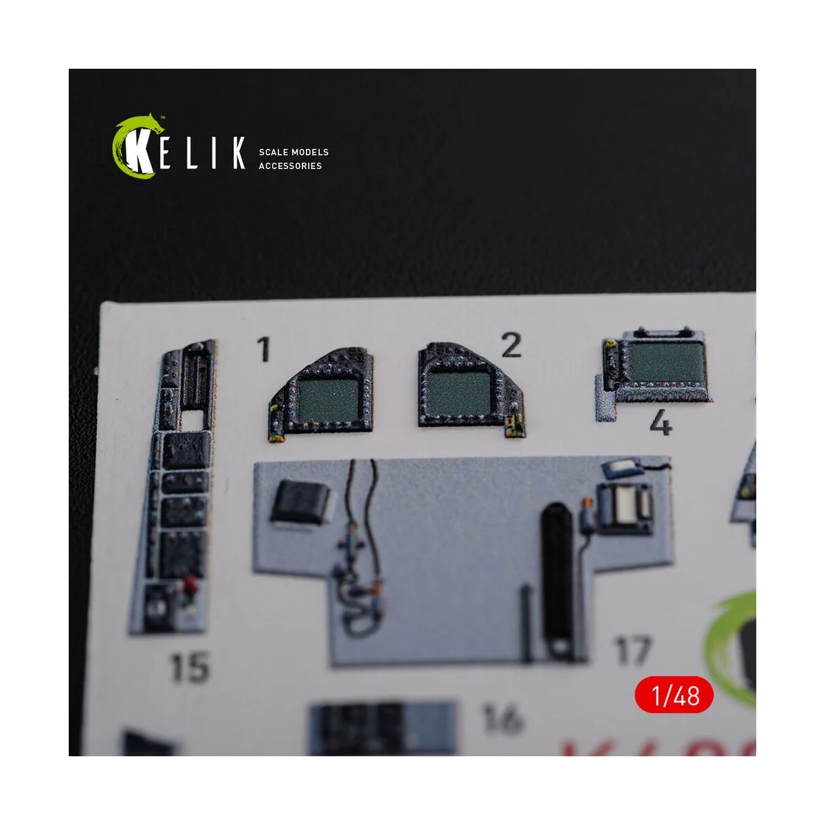 F/A-18F Super Hornet interior 3D decals for MENG kit, 1/48 - Kelik ...