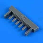 La-5 exhaust for CLEAR PROP, 1/72 - Quickboost QB72 657