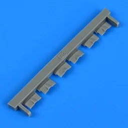 La-5 exhaust flaps for CLEAR PROP, 1/72 - Quickboost QB72 658