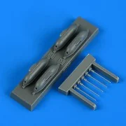 Bf 109G-6/R6 cannon pods for TAMIYA, 1/72 - Quickboost QB72 659 Bf 109G-6/R6 cannon pods for TAMIYA, 1/72 - Quickboost QB72 659