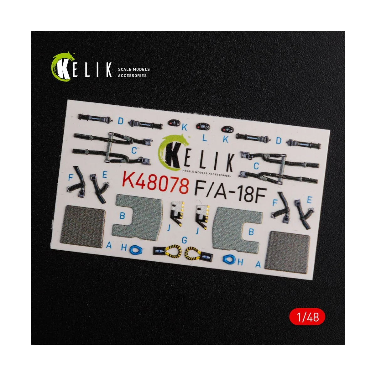 F/A-18F Super Hornet interior 3D decals for MENG kit, 1/48 - Kelik ...