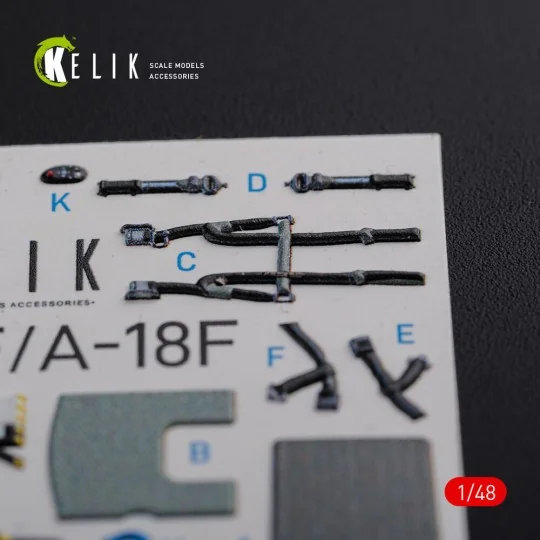F/A-18F Super Hornet interior 3D decals for MENG kit, 1/48 - Kelik ...