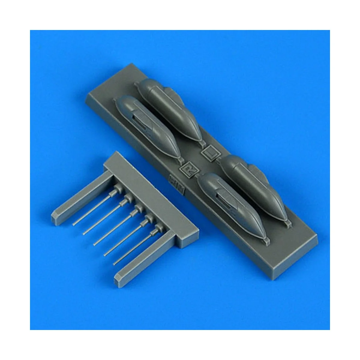 Bf 109G-6/R6 cannon pods, 1/72 - Quickboost QB72 661