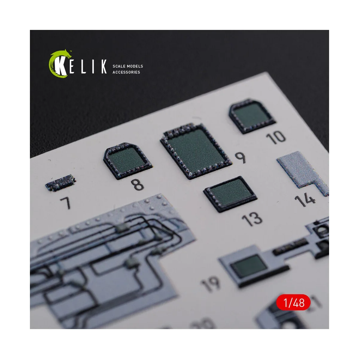 F/A-18F Super Hornet interior 3D decals for MENG kit, 1/48 - Kelik ...