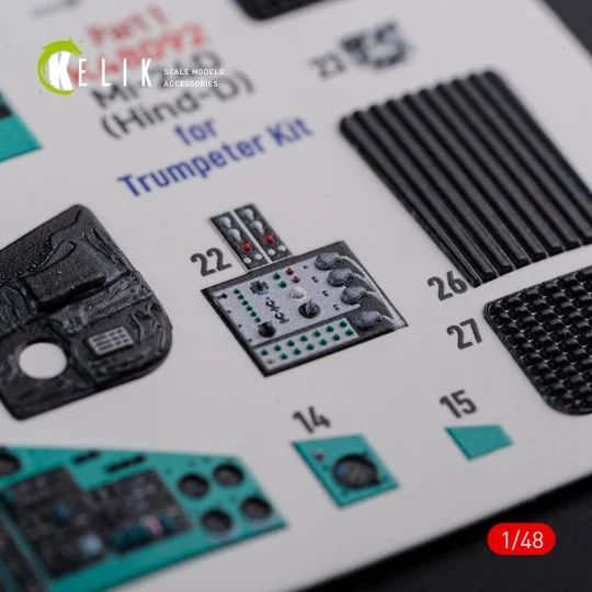 Mi-24D (Hind-D) interior 3D decals for Trumpeter kit, 1/48 - Kelik ... Mi-24D (Hind-D) interior 3D decals for Trumpeter kit, 1/48 - Kelik ...