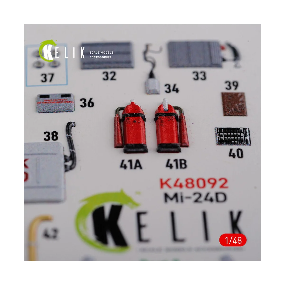 Mi-24D (Hind-D) interior 3D decals for Trumpeter kit - Kelik K48092