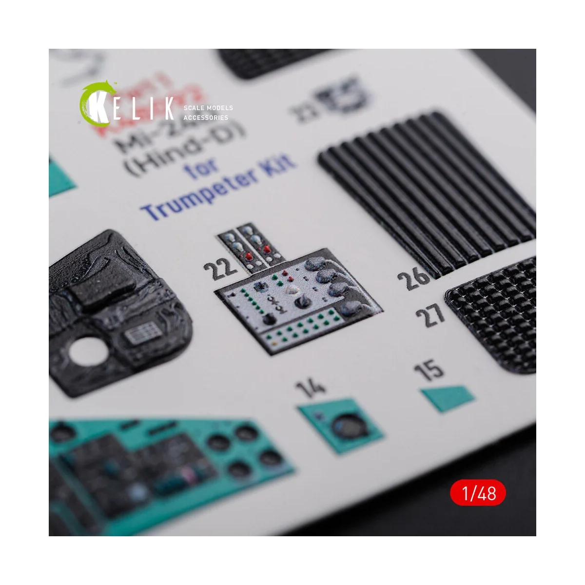 Mi-24D (Hind-D) interior 3D decals for Trumpeter kit, 1/48 - Kelik ... Mi-24D (Hind-D) interior 3D decals for Trumpeter kit, 1/48 - Kelik ...
