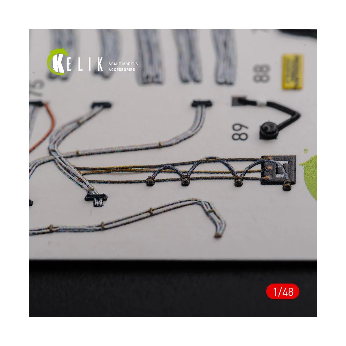 CH-46E Cargo compartment interior 3D decals for Academy kit, 1/48 -...