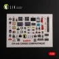 CH-46E Cargo compartment interior 3D decals for Academy kit - Kelik...