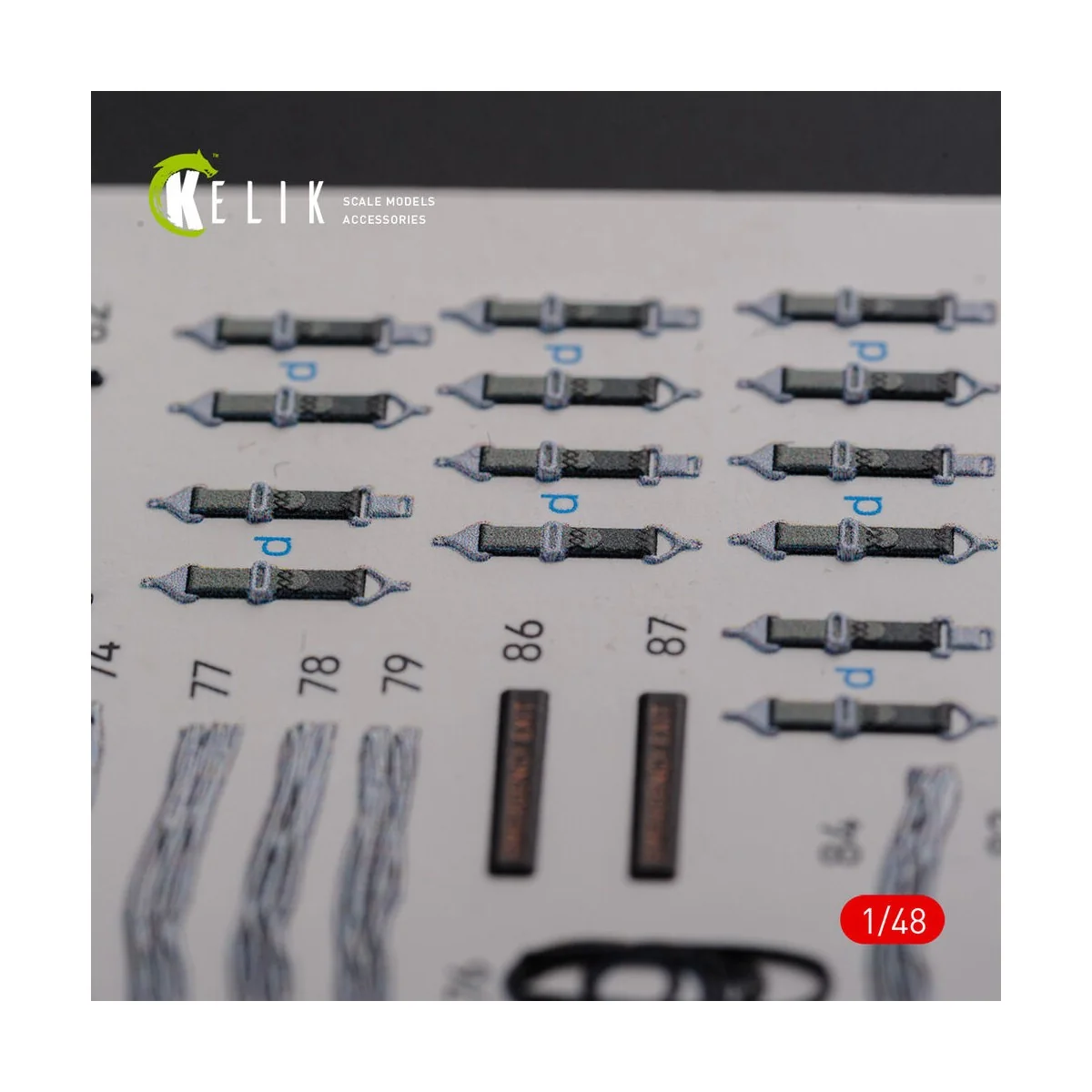 CH-46E Cargo compartment interior 3D decals for Academy kit, 1/48 -...