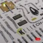 CH-46E Cargo compartment interior 3D decals for Academy kit - Kelik...