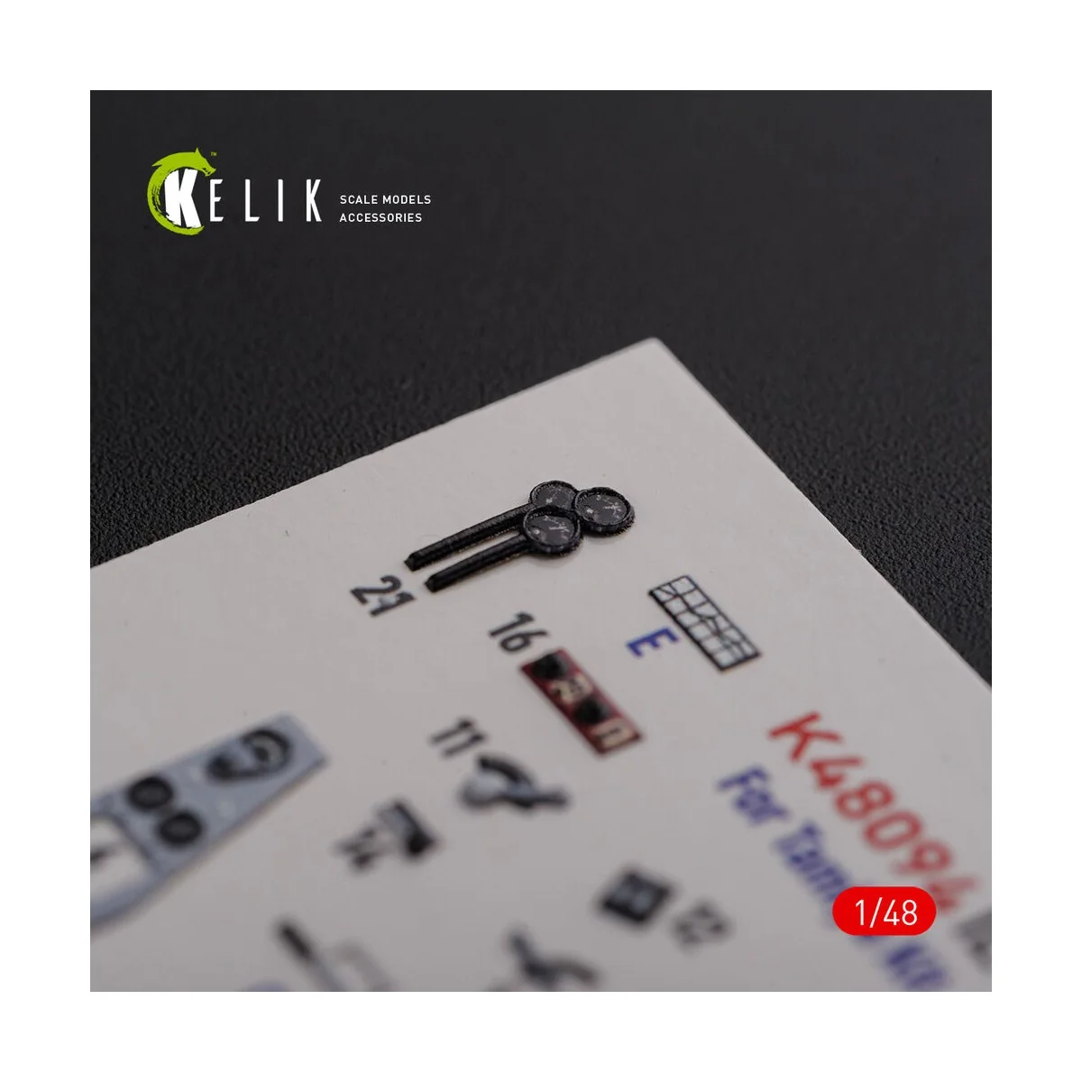 IL-2 Shturmovik interior 3D decals for Tamiya kit - Kelik K48094