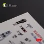 IL-2 Shturmovik interior 3D decals for Tamiya kit - Kelik K48094