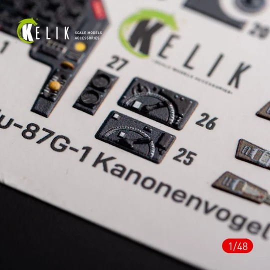 Ju-87G-1 Kanonenvogel - interior 3D decals for Italeri kit - Kelik ...