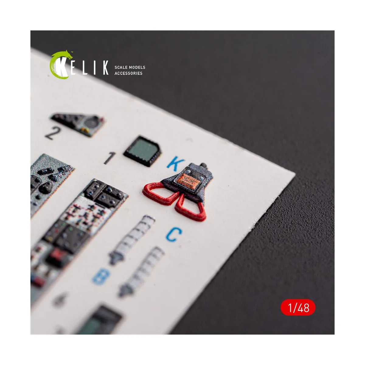 Mig-29AS - interior 3D decals for Academy kit - Kelik K48102