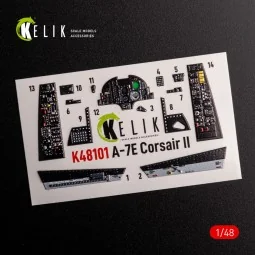 A-7E Corsair II- interior 3D decals for HobbyBoss kit - Kelik K48101