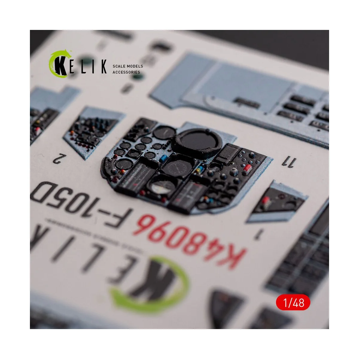 F-105D Thunderchief - interior 3D decals for HobbyBoss kit - Kelik ...