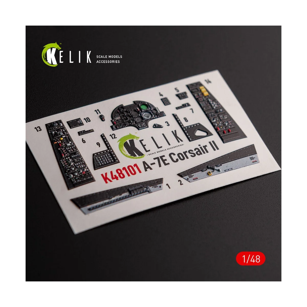 A-7E Corsair II- interior 3D decals for HobbyBoss kit - Kelik K48101 A-7E Corsair II- interior 3D decals for HobbyBoss kit - Kelik K48101