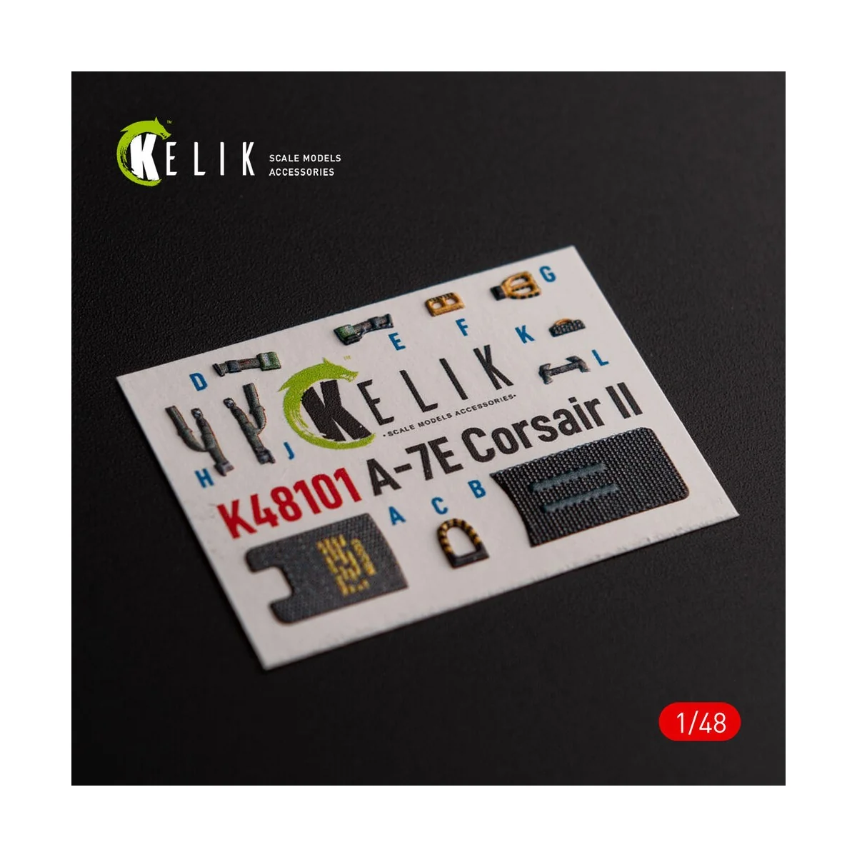 A-7E Corsair II- interior 3D decals for HobbyBoss kit, 1/48 - Kelik... A-7E Corsair II- interior 3D decals for HobbyBoss kit, 1/48 - Kelik...
