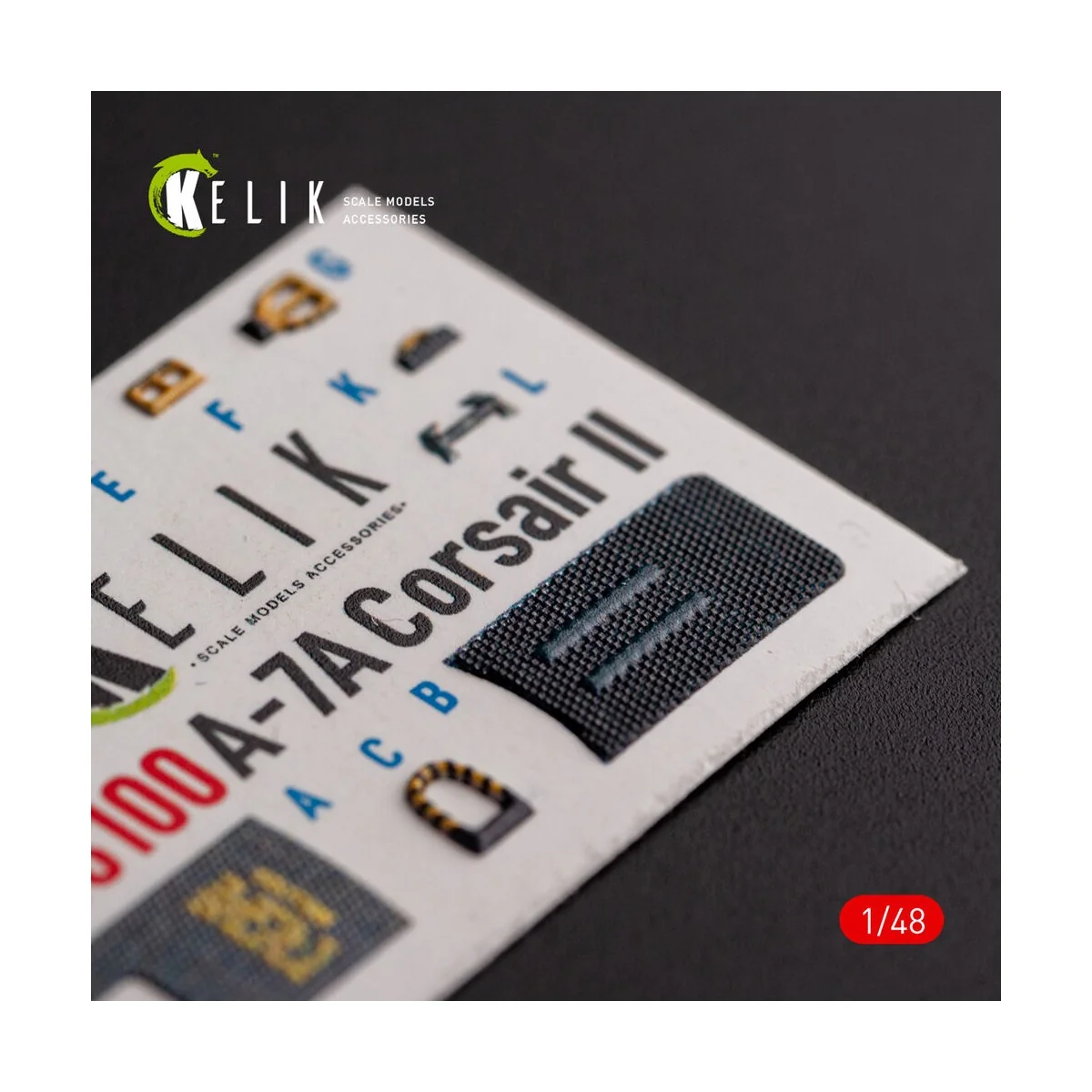 A-7A Corsair II - interior 3D decals for HobbyBoss kit, 1/48 - Keli...