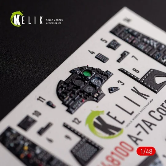 A-7A Corsair II - interior 3D decals for HobbyBoss kit - Kelik K48100