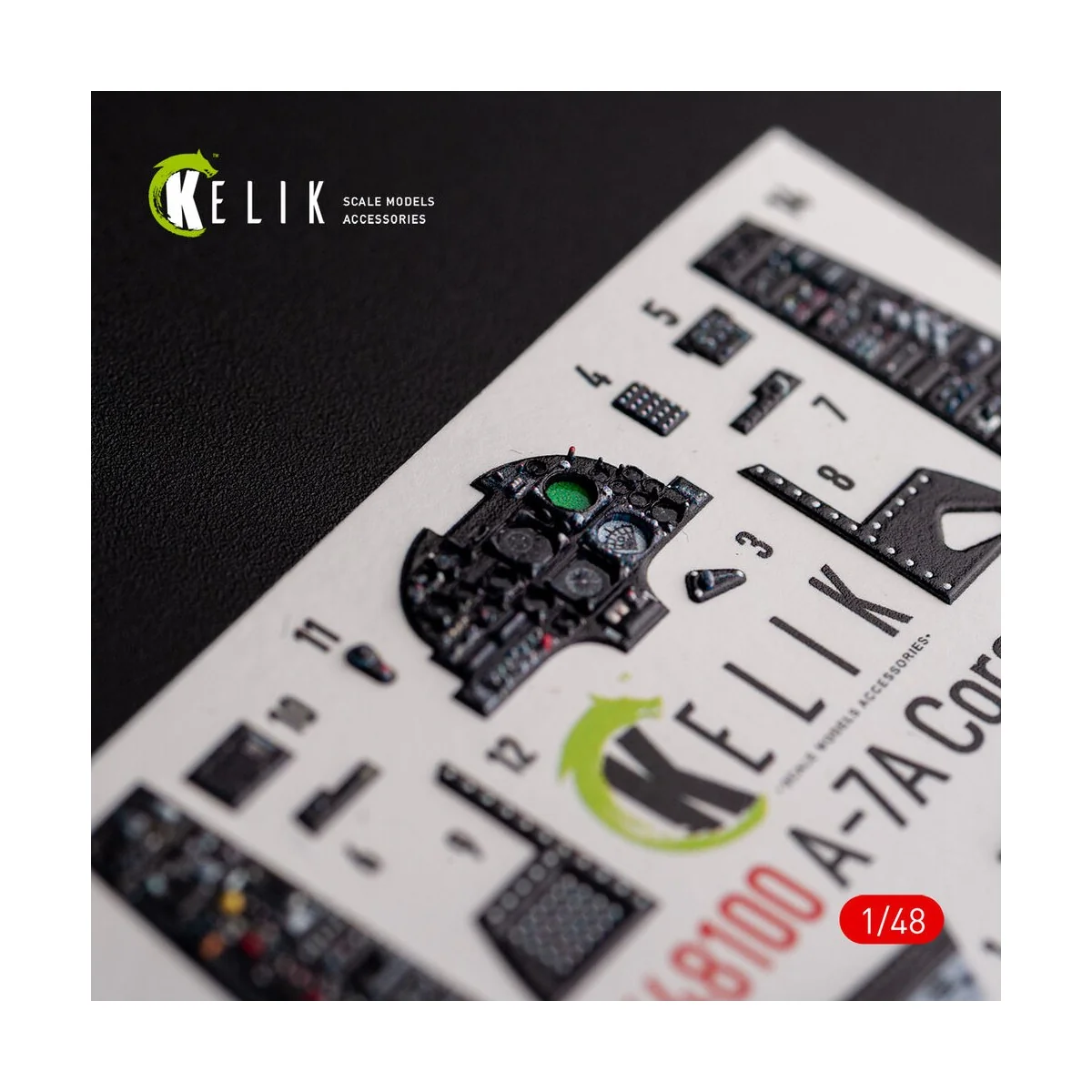 A-7A Corsair II - interior 3D decals for HobbyBoss kit, 1/48 - Keli...