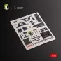 F-16A/C - interior 3D decals for Academy kit, 1/48 - Kelik K48103