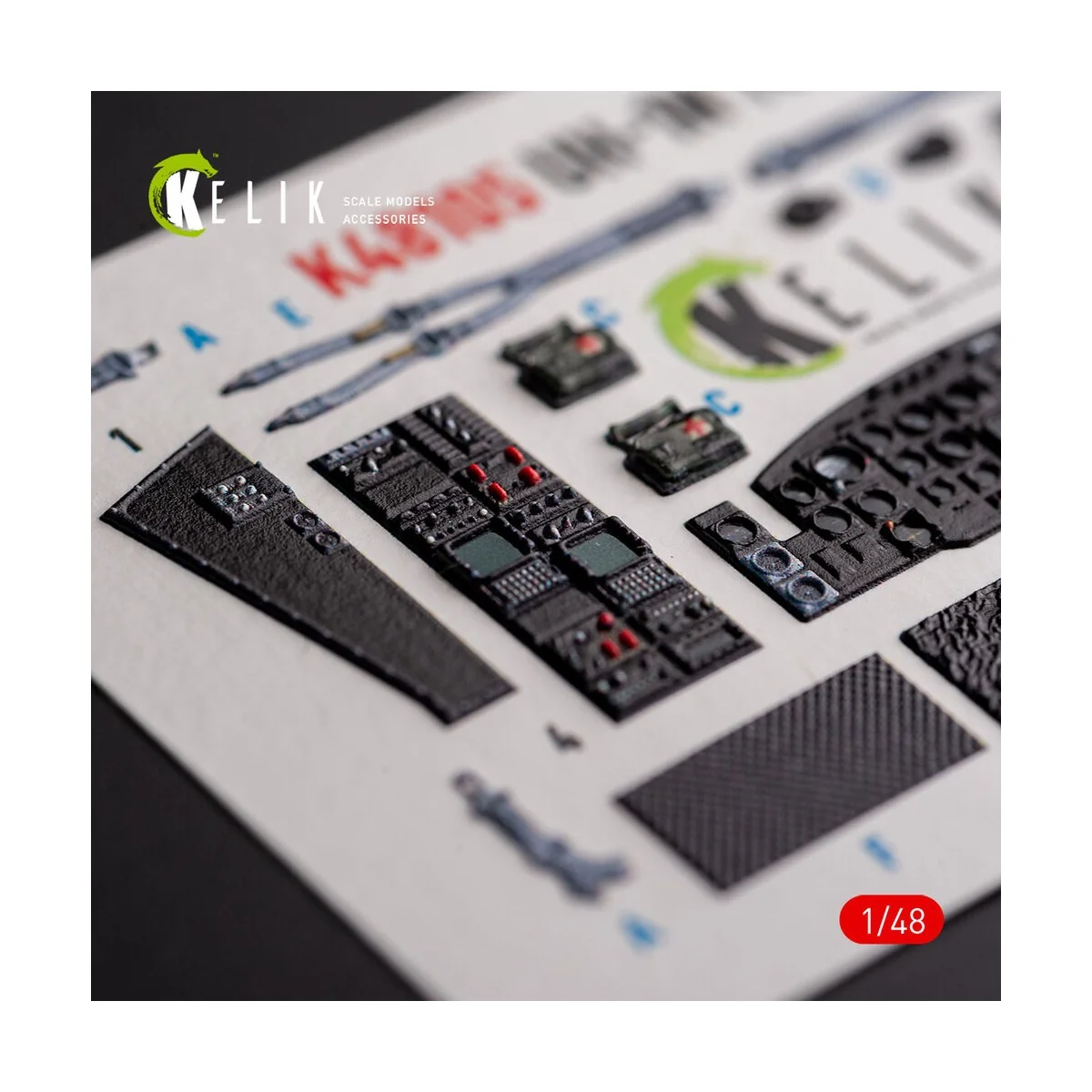 UH-1N Twin Huey - interior 3D decals for Zimi Model/KittyHawk kit, ...