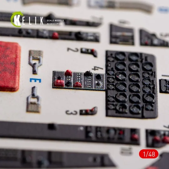 F-86A Sabre - interior 3D decals for ClearProp kit, 1/48 - Kelik K4...