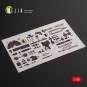 ?-38F Lightning - interior 3D decals for Academy kit - Kelik K48108