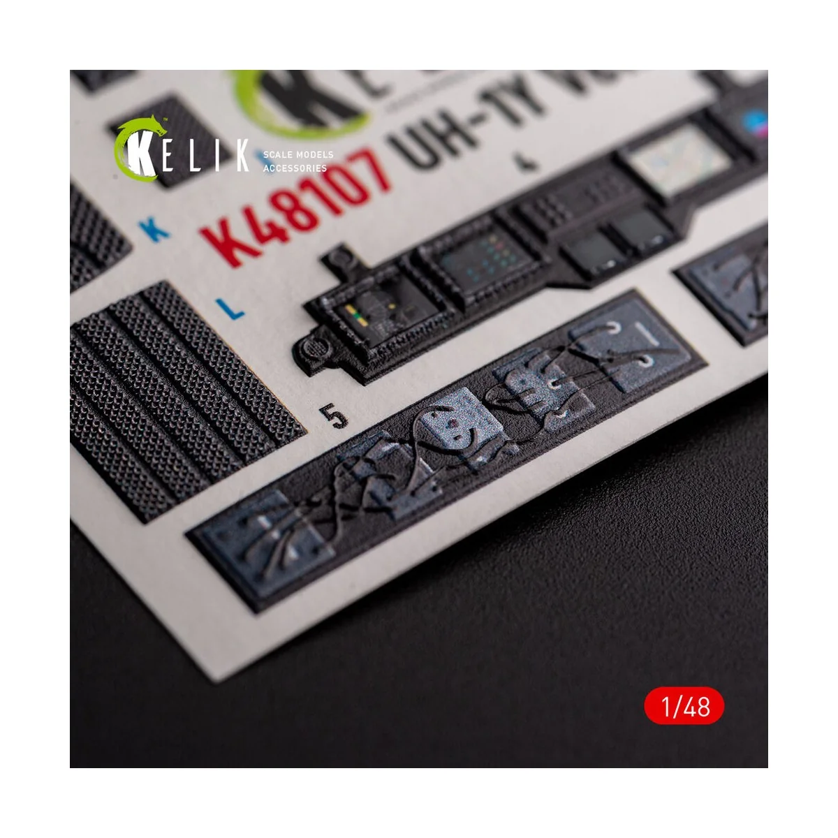 UH-1Y Venom - interior 3D decals for Zimi Model/KittyHawk kit - Kel...