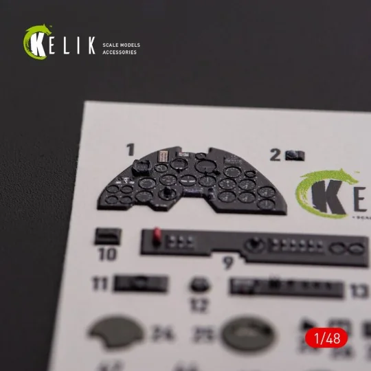 ?-38F Lightning - interior 3D decals for Academy kit, 1/48 - Kelik ...