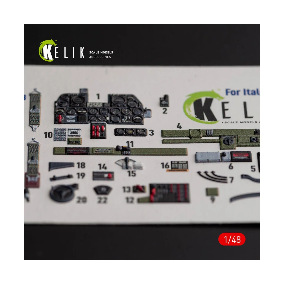 ?-47D Thunderbolt interior 3D decals for Italeri/Academy kit - Keli...