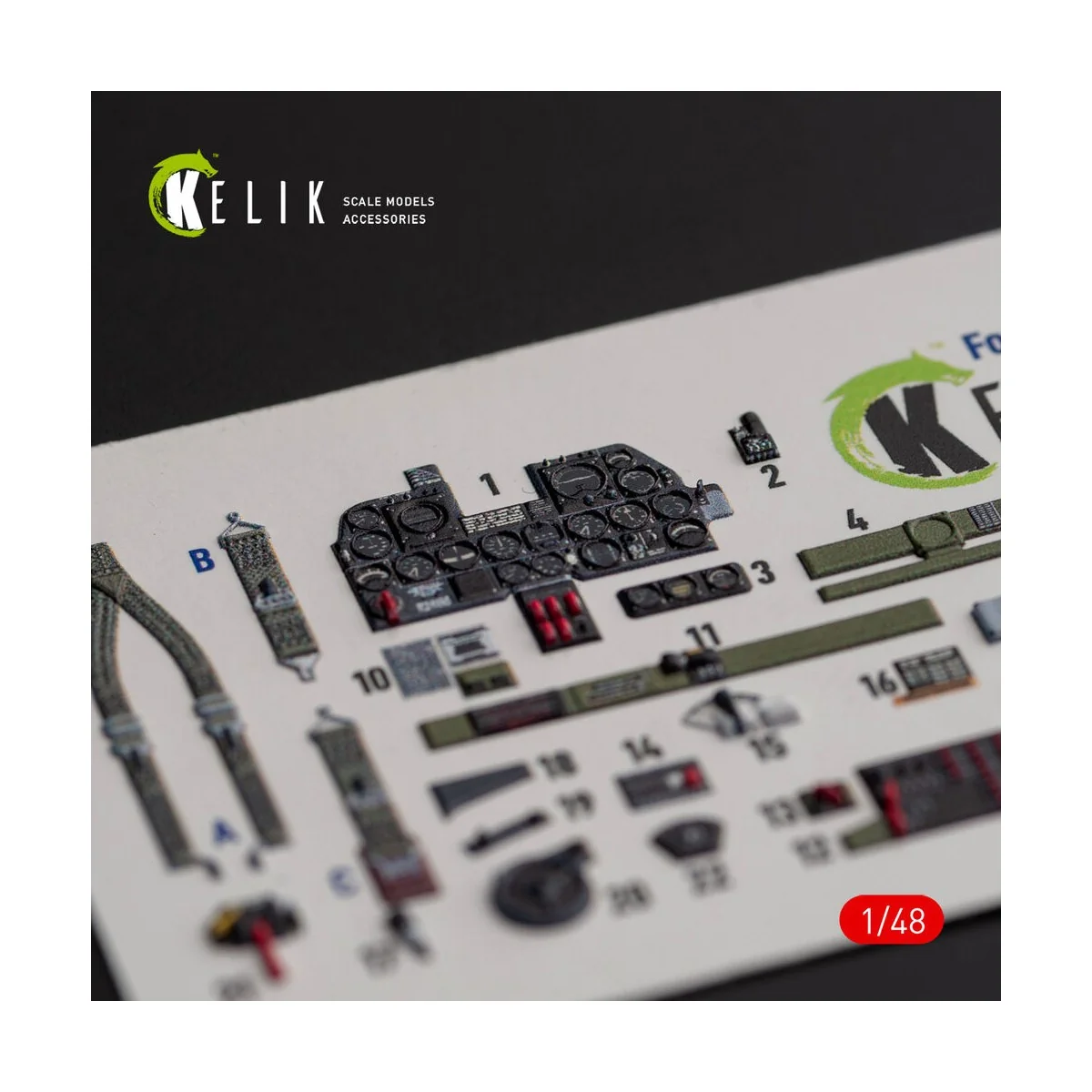 ?-47D Thunderbolt interior 3D decals for Italeri/Academy kit - Keli...