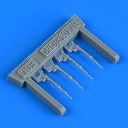 Bf 109F/G/K piston rods with undercarriage legs locks for EDUARD, 1...